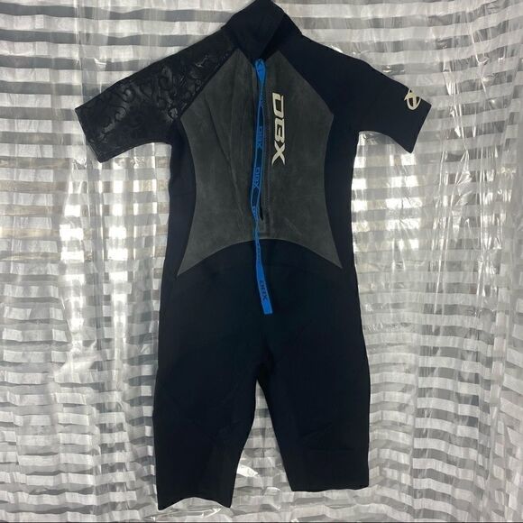 DBX Black Shorty Unisex Junior Wetsuit - Picture 1 of 10